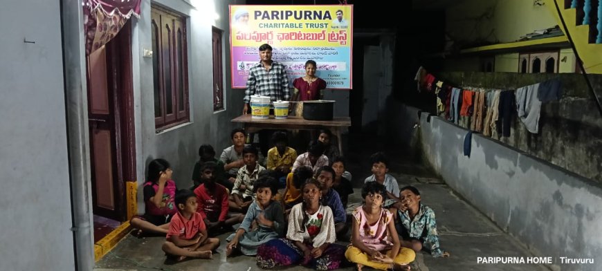 పరిపూర్ణ ఆశ్రమంలో ఘనంగా నిర్వహించిన కోసూరి గోపి జన్మదిన వేడుకలు*